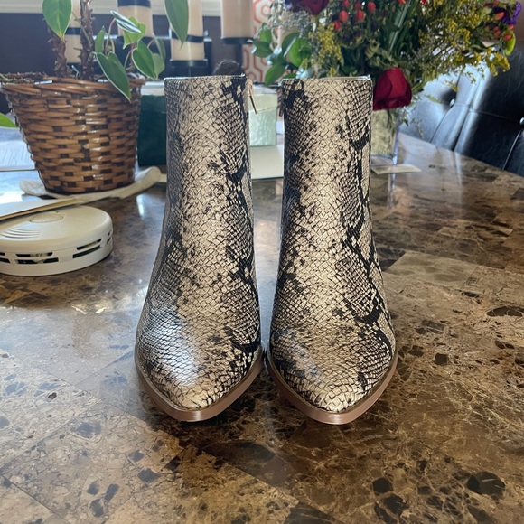 Ankle Snakeskin Bootie - Picture 2 of 5